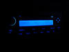 LED-valaistus autoradio sininen fiat Grande Punto Evo