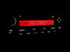 LED-valaistus autoradio valkoinen ja punainen fiat Grande Punto Evo