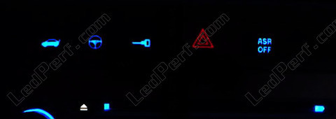 LED-valaistus painikkeet konsoli sininen fiat Grande Punto Evo