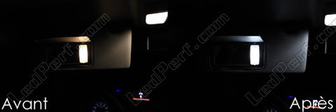 LED meikkipeilit aurinkosuoja Honda Civic 9G
