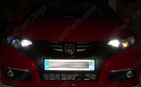 LED parkkivalot xenon valkoinen Honda Civic 9G