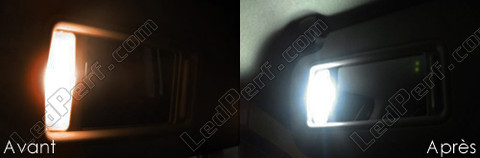 LED meikkipeilit aurinkosuoja Mazda 3 phase 2