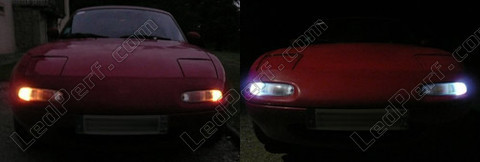 LED parkkivalot xenon valkoinen Mazda MX-5 NA