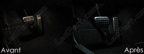 LED-lattia jalkatila Mercedes C-sarja (W204)