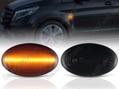 Dynaamiset LED-sivuvilkut Mercedes A-sarja (W168) varten