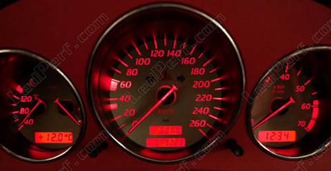 LED mittari punainen Mercedes SLK (R170)