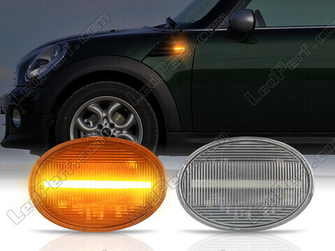 Dynaamiset LED-sivuvilkut Mini Cabriolet III (R57) varten