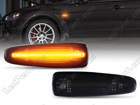 Dynaamiset LED-sivuvilkut Mitsubishi Pajero IV varten