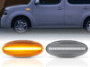 Dynaamiset LED-sivuvilkut v2 Nissan Note (2009 - 2013) varten
