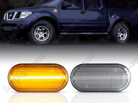 Dynaamiset LED-sivuvilkut v1 Nissan Qashqai I (2007 - 2010) varten