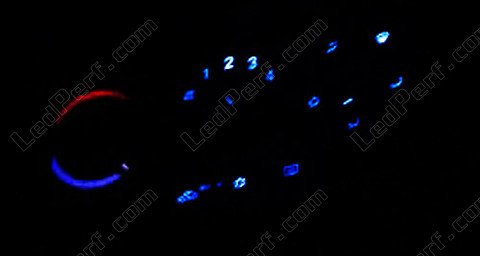 LED manuaalinen ilmastointi sininen Opel Astra G