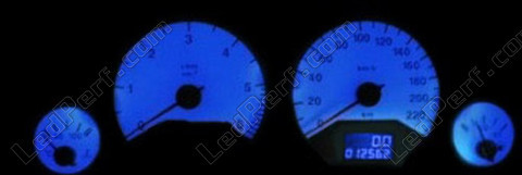 LED mittari sininen Opel Astra G tausta mittari valkoinen
