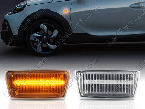 Dynaamiset LED-sivuvilkut Opel Astra H varten