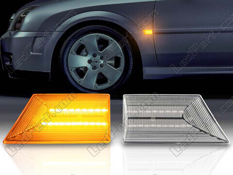 Dynaamiset LED-sivuvilkut Opel Vectra C varten