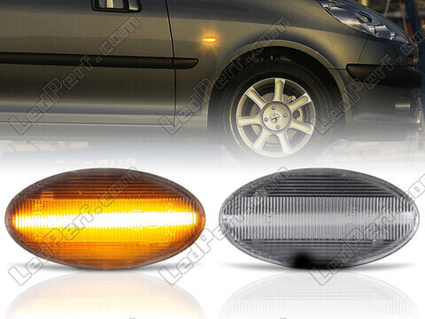 Dynaamiset LED-sivuvilkut Peugeot 1007 varten