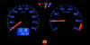 LED mittari sininen Peugeot 106