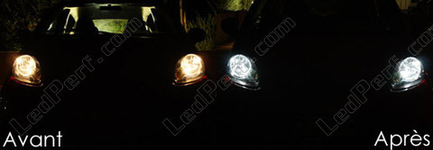 LED parkkivalot xenon valkoinen Peugeot 107