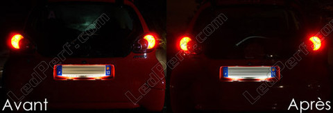 LED rekisterikilpi Peugeot 107