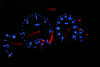 LED sininen ja punainen mittari Peugeot 206 (>10/2002) Multiplexee