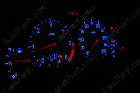 LED sininen ja punainen mittari Peugeot 206 (>10/2002) Multiplexee