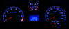 LED sininen mittari Peugeot 207