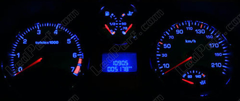 LED sininen mittari Peugeot 207