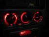 LED ilmanvaihto Punainen Peugeot 306