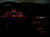 LED kojelauta Punainen Peugeot 306