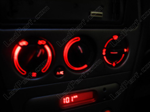 LED ilmanvaihto Punainen Peugeot 306