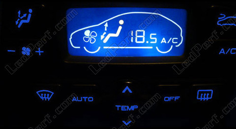 LED Auton ilmastointi sininen Peugeot 307