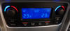 LED ilmastointi bi-zone sininen Peugeot 307 T6 vaihe 2