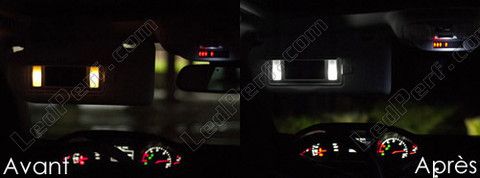 LED meikkipeilit - aurinkosuoja Peugeot 308 II