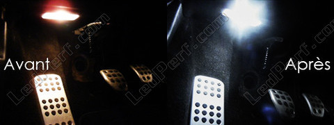 LED lattia jalkatila Peugeot 308 Rcz