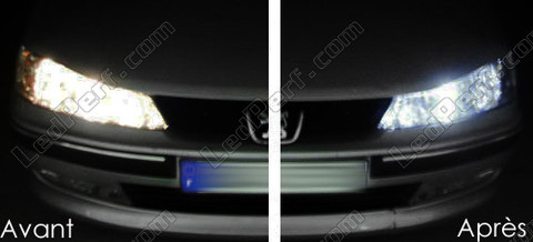 LED parkkivalot xenon valkoinen Peugeot 406