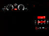 LED-valaistus konsoli keskus valkoinen ja punainen Peugeot 406