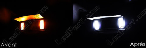 LED meikkipeilit aurinkosuoja Peugeot 407
