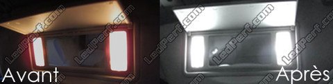 LED meikkipeilit aurinkosuoja Peugeot 5008