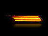 Dynaamisten LED-sivuvilkutjen maksimaalinen valaistus Porsche Boxster (987)