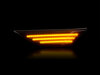 Dynaamisten LED-sivuvilkutjen maksimaalinen valaistus Porsche Cayman (981)