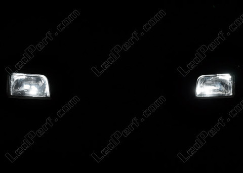 LED parkkivalot xenon valkoinen Renault Clio 1