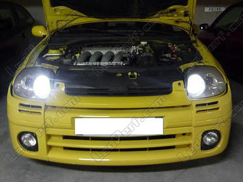 LED parkkivalot xenon valkoinen Renault Clio 2 Vaihe 1