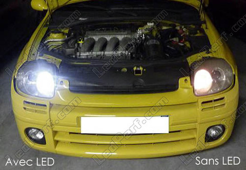 LED parkkivalot xenon valkoinen Renault Clio 2 Vaihe 1