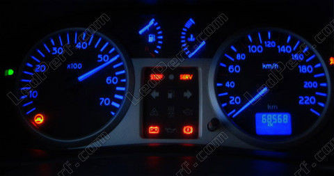 LED mittari sininen Renault Clio 2 vaihe 2