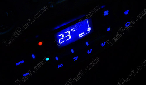LED auton ilmastointi sininen Renault Clio 2 vaihe 3