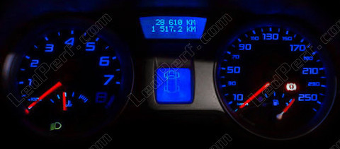 LED mittari sininen Renault Clio 3
