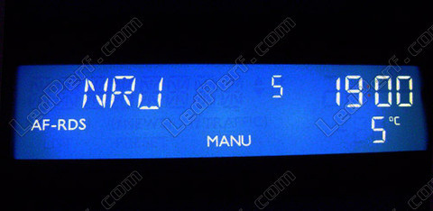 LED näyttö OBD sininen Renault Clio 3
