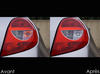 LED takasuuntavilkut Renault Clio 3 ennen ja jälkeen