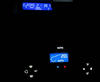 LED konsoli keskus valkoinen ja sininen - Ilmastointi ja näyttö Renault Megane 2