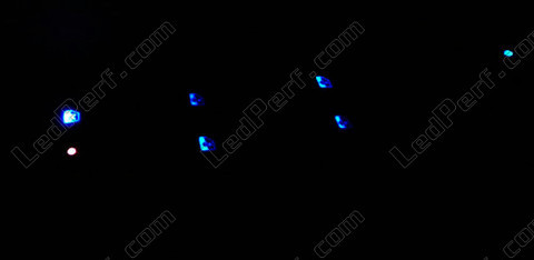 Ikkunan säätimen LED painikkeet sininen Renault Modus