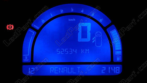 LED mittari sininen Renault Modus